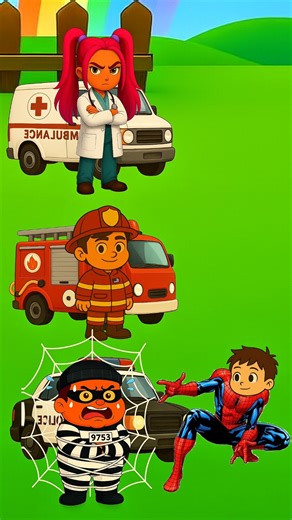 police car stolen by thief #usa #comedy #cartoon #funny #car #shorts