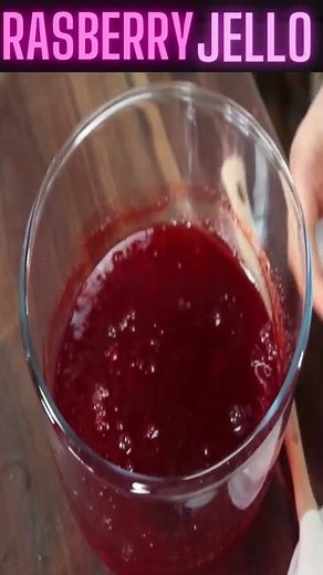 Quickly Make Raspberry Jello Cake | Raspberry Jello Cake | #shorts