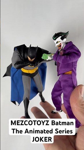 Unboxing and Posing MEZCOTOYZ Batman The Animated Series JOKER #batman #unboxing #collection #posing