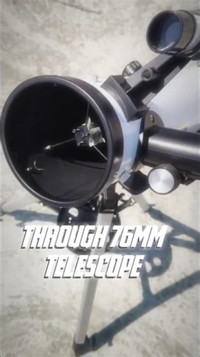 capturing the jupiter with 76mm telescope #telescope #jupiter