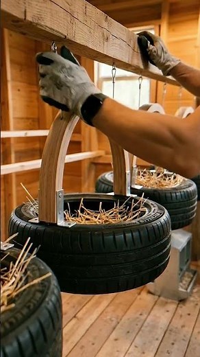 Transforming Old Tires into the Ultimate Chicken Nesting Boxes! 🐔 DIY Homestead Hack