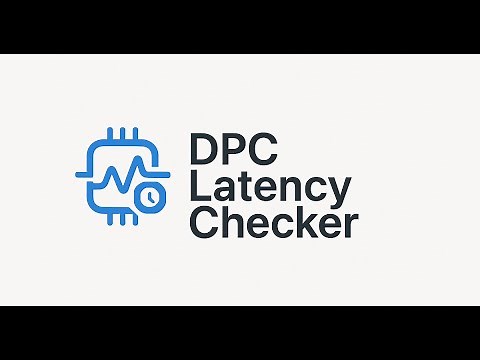 DPC Latency Checker (NEW Tool!) Tested with NVIDIA 576.02 (RTX 5070)