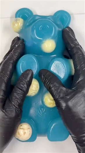 1.1M views · 6.2K reactions | Blueberry Bear pops #asmr #oddlysatisfying #PimplePopping | Mochi Pimple Popper ASMR | Facebook