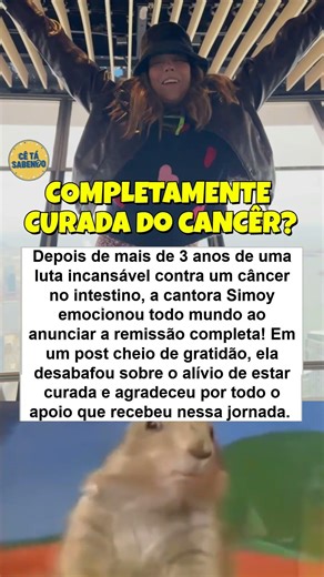 EMOCIONANTE! Simony anuncia cura do câncer após 3 anos! #simony #vitoria #noticias