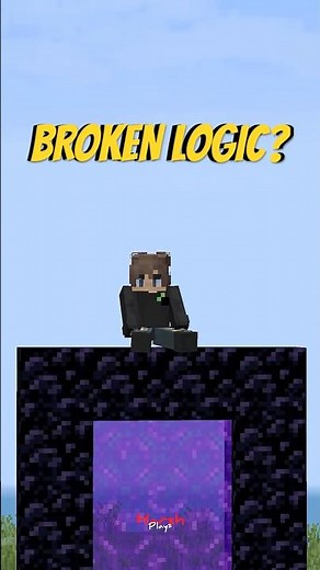 This Minecraft Logic Makes No Sense 🤯 #minecraft