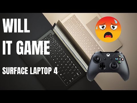 New Surface Laptop 4 AMD Ryzen Gaming Test