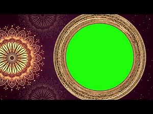 Floral Design Islamic Background Loop with Green Screen in 4K High Quality | IslamicEdits