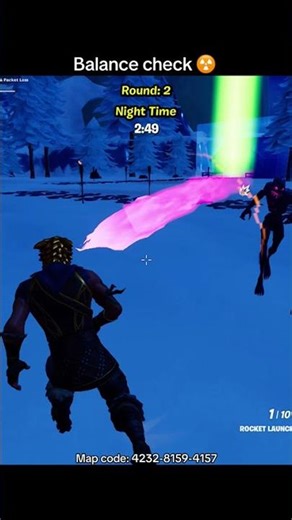 Winter Zombie Survival 🧟‍♂️❄️ | SECRET Dev Code = RPG Round 1 💥 | Fortnite Creative