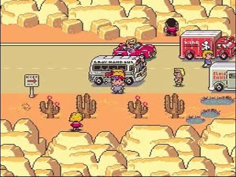 EarthBound Walkthrough - Dusty Dunes Desert & Fourside