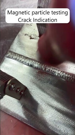 Dry MPT Crack detection ll Magnetic particle Inspection #ndt #ndtandquality