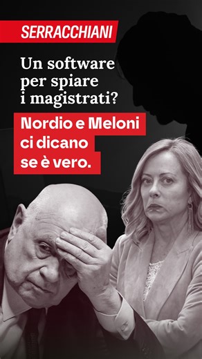 Un fatto gravissimo. Un’inchiesta di Report documenta l’esistenza di un software installato sui computer di procure e tribunali che consentirebbe l’accesso da remoto e persino la videosorveglianza delle postazioni dei magistrati, senza che questi ne siano informati e senza lasciare tracce. Se quanto emerso fosse vero, saremmo di fronte a un episodio incompatibile con lo Stato di diritto, con la democrazia che abbiamo conosciuto e che stiamo cercando di difendere. Stiamo parlando della possibilit