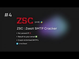 ZSC - Zsezt SMTP Cracker | Super Fast SMTP Cracker 2024 | [ v1.0 ]