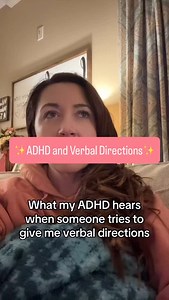 ADHD and verbal directions definitely don’t go well together. I’m more of a visual learner. How about you? #adhd #adhdawareness #adhdinwomen #adhdsupport #adhdlife #adhdsymptoms #adhdsupport | Simply Unorganized