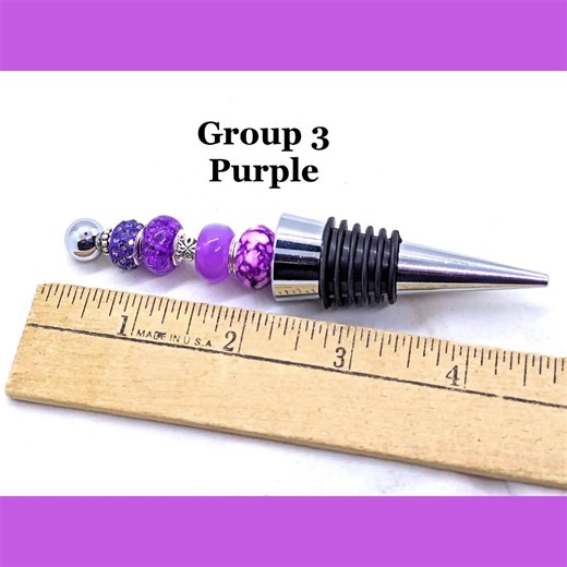 Colorful Beaded Wine Bottle Stopper: Handcrafted Barware