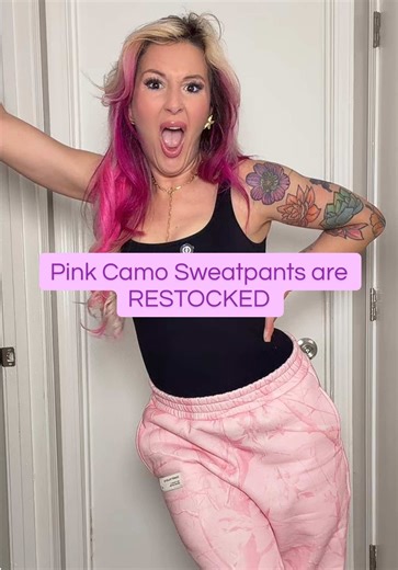 Pink Camo Sweatpants Restocked: Grab Yours Now!