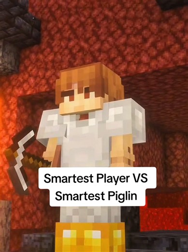 Smartest Player vs Smartest Piglin - Minecraft PvP Strategy