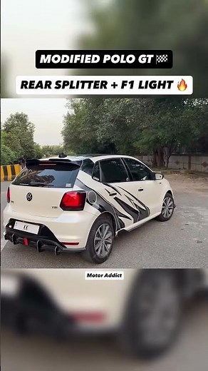 Rear Splitter + F1 Light Installed on Polo GT 😱 | Full GTI Look | Modified Polo GT 2025 🔥