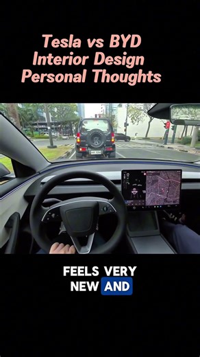Tesla vs BYD Interior Design | My Opinion #tesla #byd