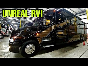 Biggest and Baddest Motorhome on the road! Showhauler Super C!