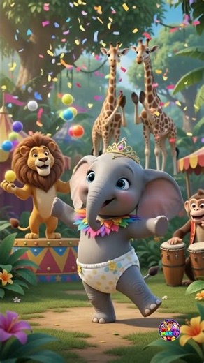 Jungle Carnival Elephant Dance | Elephant Dance Song for Kids | Dancing Elephant | Fun Animal Song