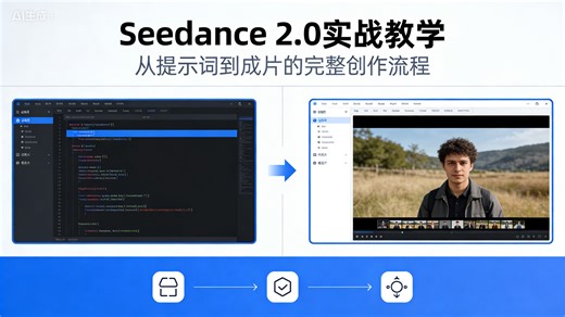 Seedance 2.0实战教学：从提示词到成片的完整创作流程