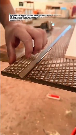 Precision Carpenter's Layout Square(90° Woodworking Try Square & Marking Guide)