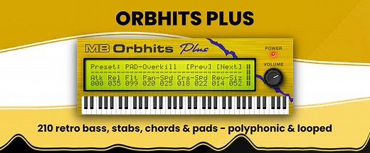 Orbhits Plus by Meat Beats - ROMpler Plugin VST VST3 Audio Unit
