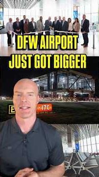 80 million passengers and DFW's about to get way bigger ✈️ #airports