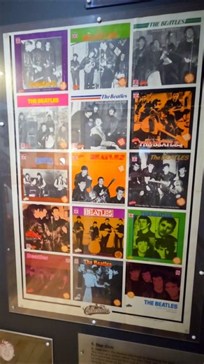 The Beatles Promotional Poster for Collectable Records @ Liverpool Beatles Museum
