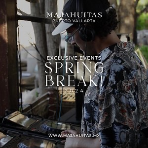 Ready to experience SPRING BREAK at Majahuitas? 🔥 Secure your spot for the most anticipated party in Puerto Vallarta and get ready for unforgettable moments at Majahuitas. 🌴🎉 Book now and don't miss out on this unique experience! 🌊🌞 | Majahuitas