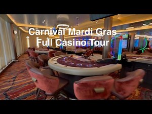 Full Casino Tour of the Carnival Mardi Gras! Is this the Best Cruise Ship Casino