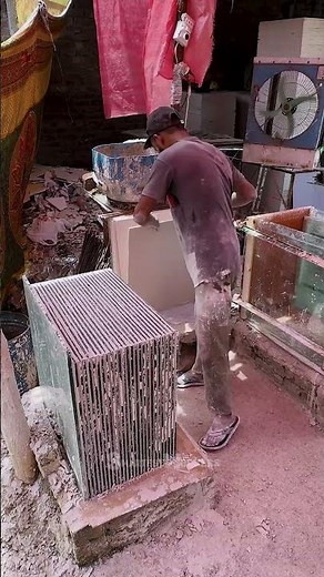 Making Gypsum Ceiling Tiles | Manufacturing False Ceiling