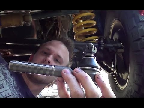 How to replace a Tie rod end/Track rod end (How to check the ball joint)
