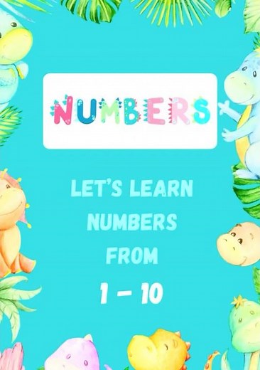 Numbers 1 to 10 | Counting for Kids | Numbers in Words | Preschool Learning Video