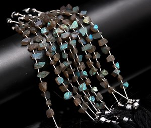 Blue Flashy Labradorite Rough Beads, Natural Labradorite Raw Shape Gemstone Beads, 4" AAA Rough Drill Beads for Jewelry Making, 6-10 MM - Etsy