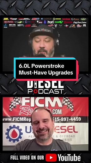 @FICMRepair.com tells us the must-do upgrades on a 6.0 Powerstroke. Full episode available! #powerstroke #dieselpodcast #fyp #dieselmechanic #dieseltrucks
