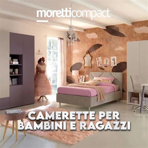 Arredare una cameretta per bambini non significa solo scegliere mobili belli e funzionali ma creare un ambiente in cui possano crescere, giocare e imparare, sentendosi sempre a proprio agio. Moretti Compact = il perfetto mix tra gioco, studio e relax 🎮📚🛏️ Scopri il catalogo! | Designbest
