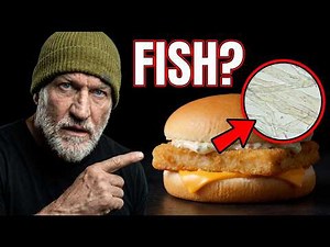 Is McDonald's Filet-O-Fish Actually Fish? Microscope Test!
