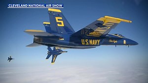 WATCH: Blue Angels take to sky ahead of Cleveland National Air Show