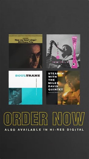 New OJC titles: Miles Davis, John Coltrane, Bill Evans and Sonny Rollins! #jazz #vinyl
