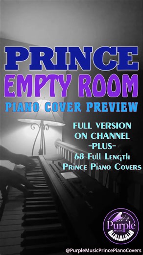 Prince "Empty Room" 🔥 Piano Cover 🎹