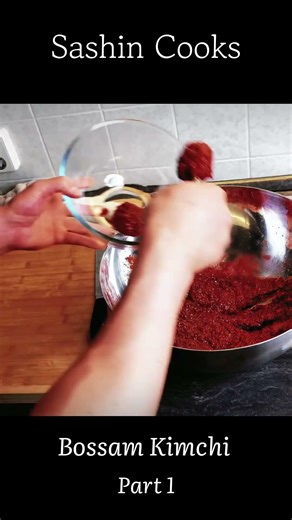 Homemade Bossam Kimchi Cooking | This Red Spice is Everything