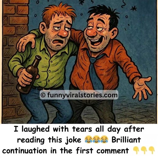 After a night of drinking two men decided to stop at the local brothel on the way home... After giving them a look over the madam pulls the girls aside and says "Put them each in a room with a blow up doll, they're that drunk they won't notice." After they were done and walking back home one of the men turns to the other and says "I think mine was dead"...See the continuation in the first comment I laugh 🤣👇👇 | LOL Stories