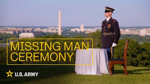 The Missing Man Table reminds us of service members still unaccounted for. Each item honors their sacrifice for our freedom. Watch this video to witness the solemn tribute, then head to the comments to learn each item's significance. | U.S. Army