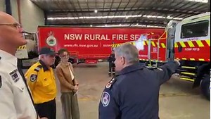 Minister for Emergency Services and Resilience and Minister for Flood Recovery Steph Cooke joined RFS Commissioner Rob Rogers this morning to officially hand over the 400th fire truck delivered in response to the 2019-20 bush fires. The truck was built as part of the $105m Tanker Replacement Program that was introduced following the Bushfire Inquiry and the Black Summer fires. The truck's been delivered to the Yanco Rural Fire Brigade. | NSW Rural Fire Service