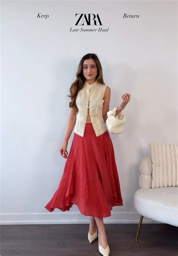 Zara Try-On Haul Part 2 – Best Transitional Summer-to-Fall Outfits