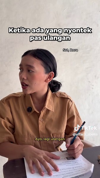 Replying to @2sodara kocak Kalo di sekolah, kalian tim yang dicontek, nyontek, atau yang ngaduin?🙈 #bocilsd #bocilcaper #bocilteladan #bociliseng #ulangan