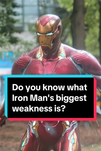 Do you know what Iron Man's biggest weakness is?#fyp #usa #movie #marvel #tiktok