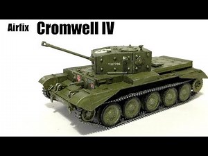 Airfix Cromwell Mk IV Starter Set (1:76 scale model kit) Timelapse Build and Review