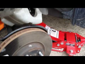 NISSAN ROGUE 2017 FRONT BRAKE PADS REPLACEMENT